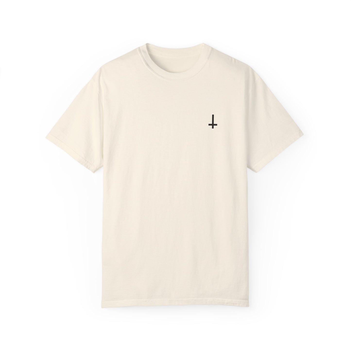 Upside Down Cross + Logo Tee - Basic Logo Tee