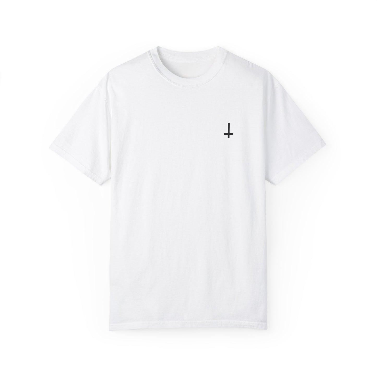 Upside Down Cross + Logo Tee - Basic Logo Tee