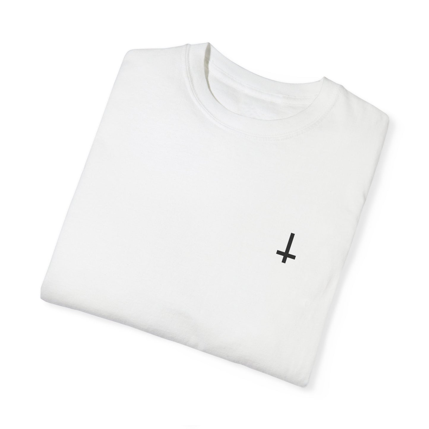Upside Down Cross + Logo Tee - Basic Logo Tee