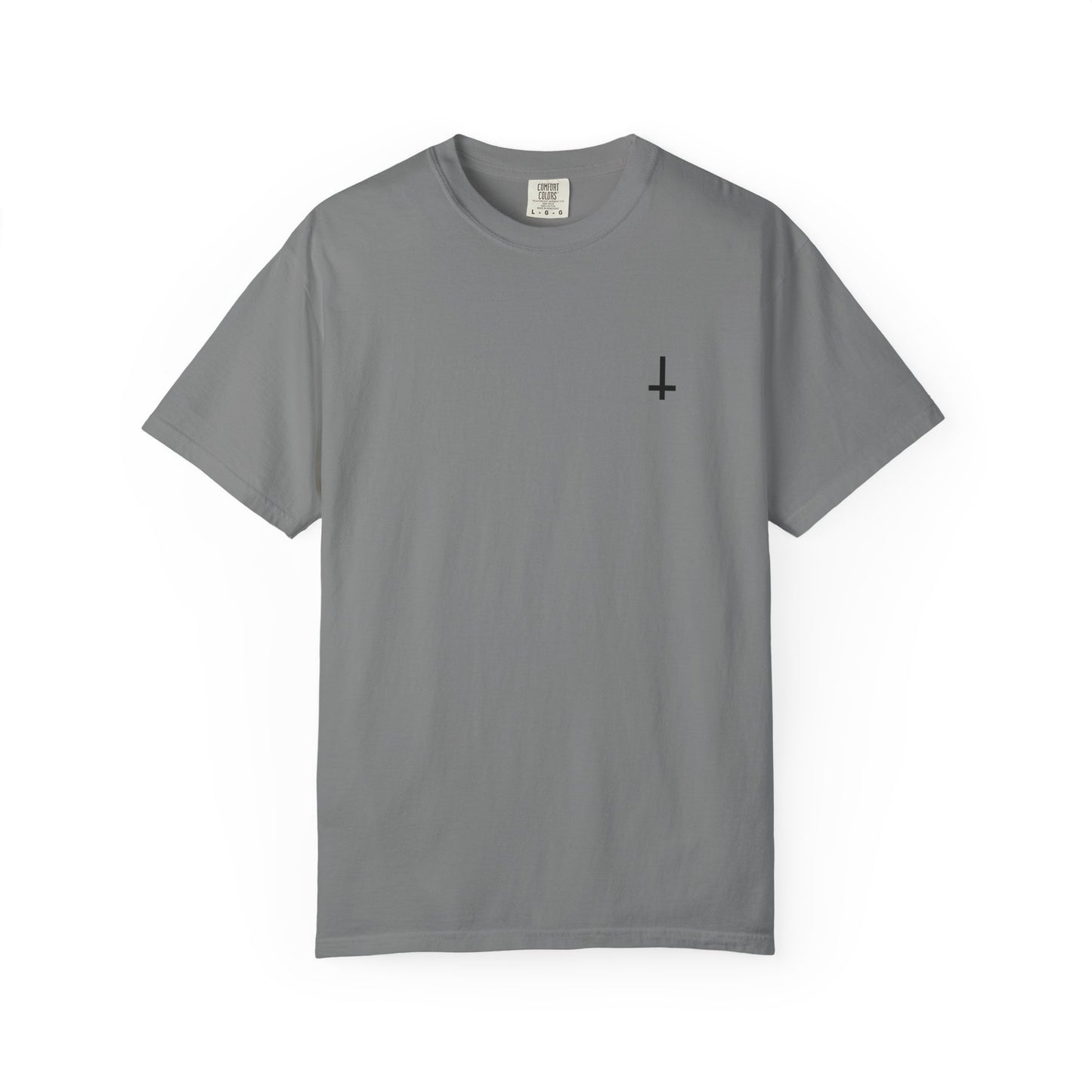 Upside Down Cross + Logo Tee