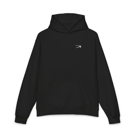 Just Can't Relaxed Hoodie-Black (Embroidery)