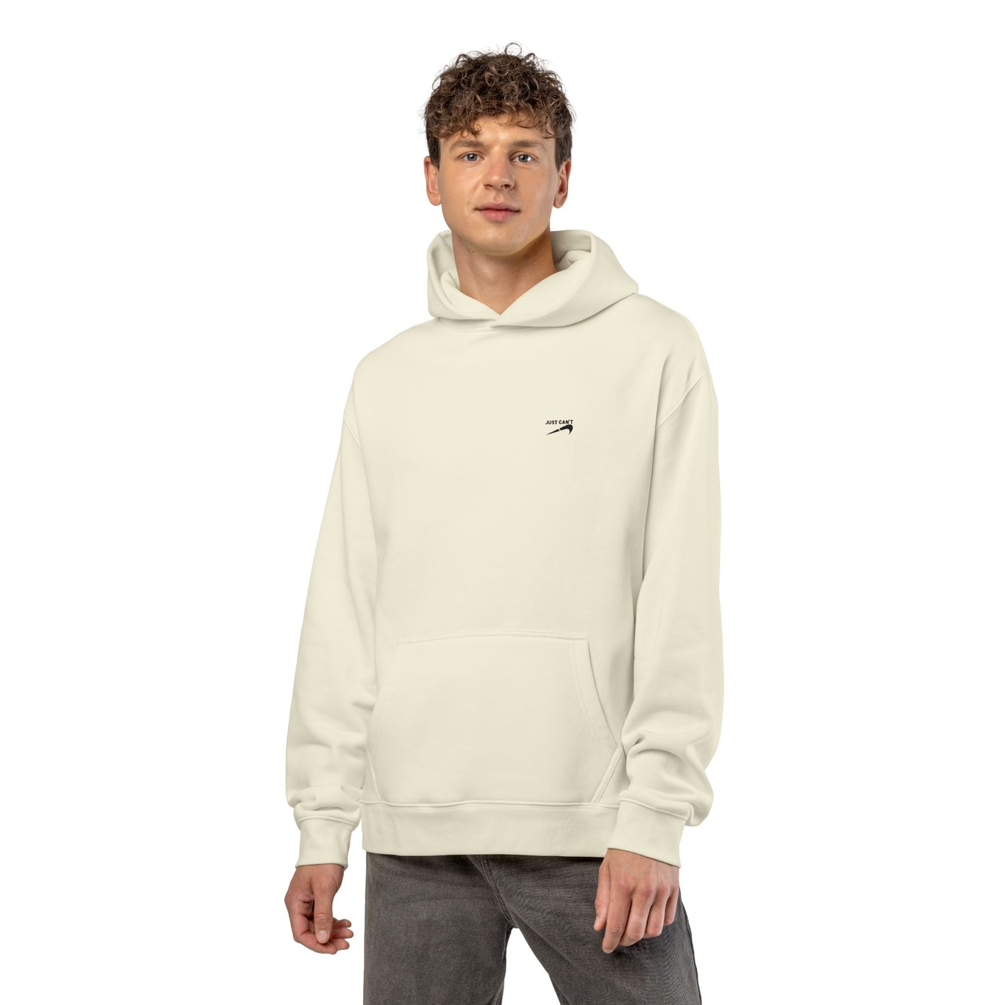 Just Can't Relaxed Hoodie (Embroidery)