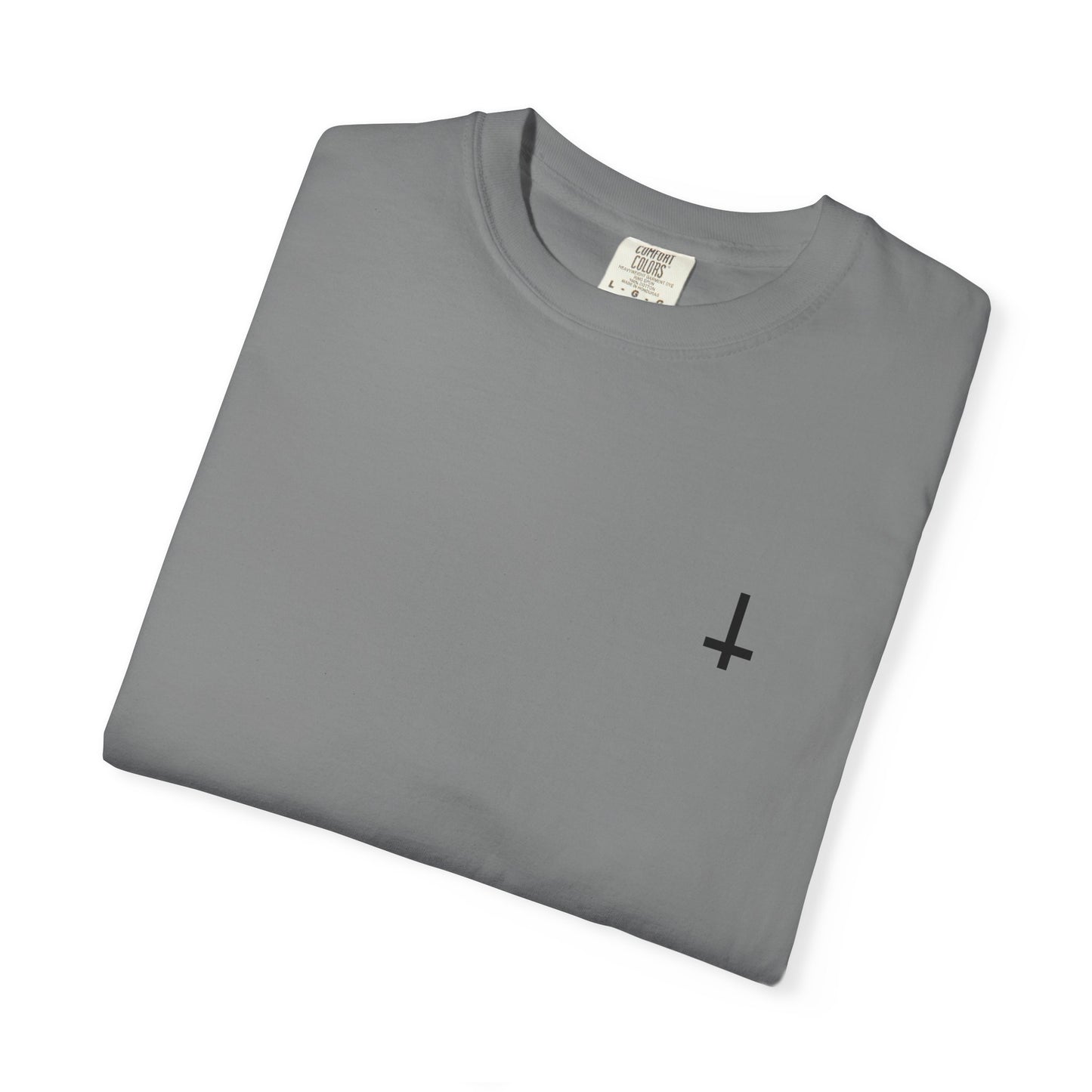 Upside Down Cross + Logo Tee