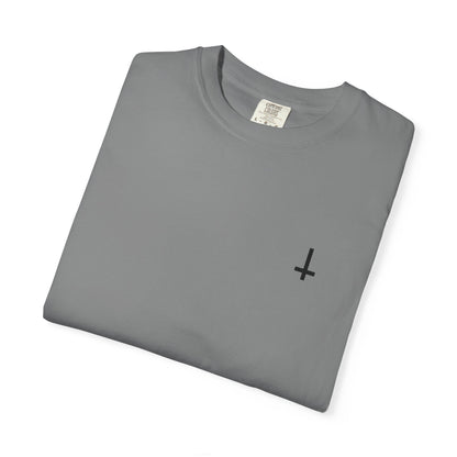 Upside Down Cross + Logo Tee