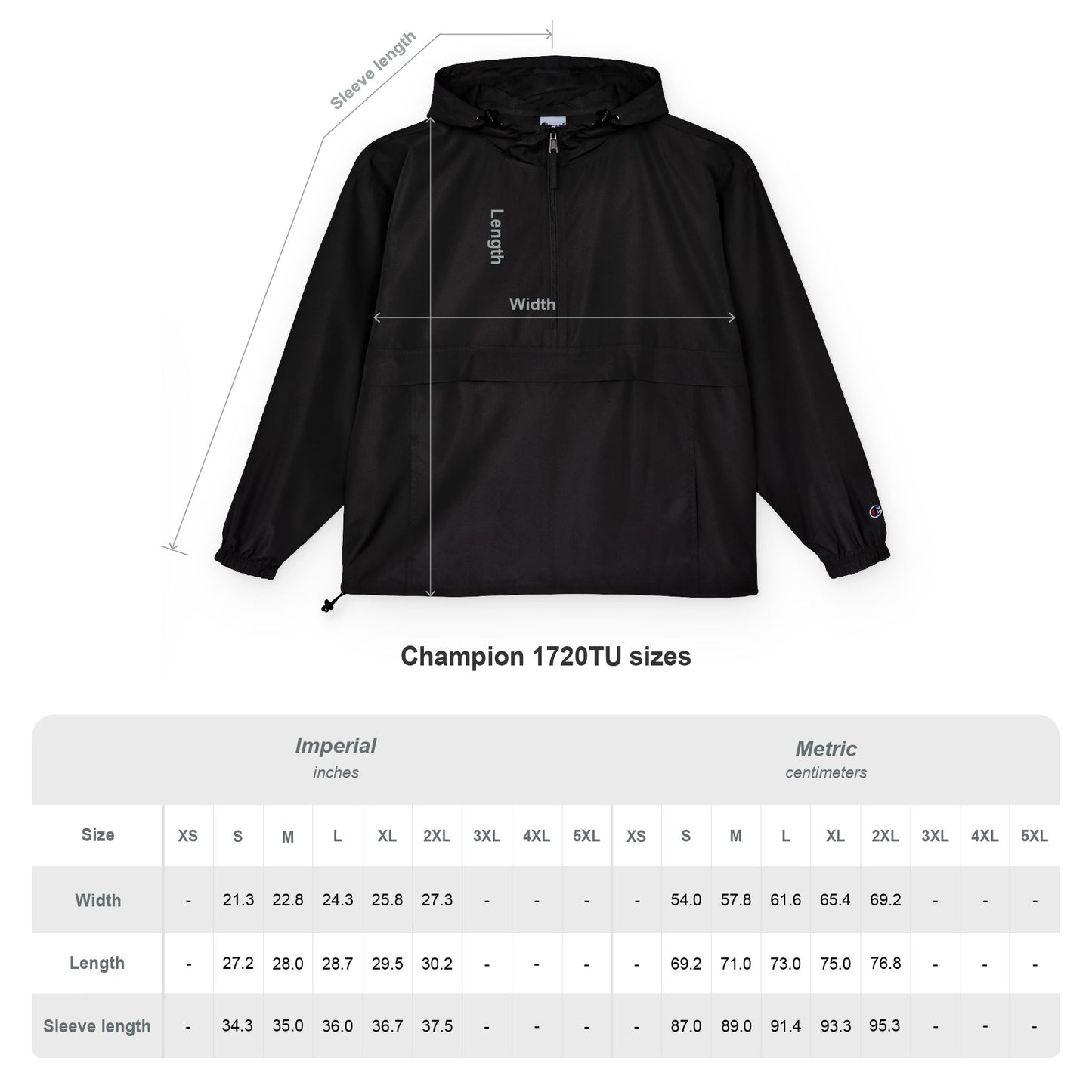 BLT X Champion Packable Anorak Jacket