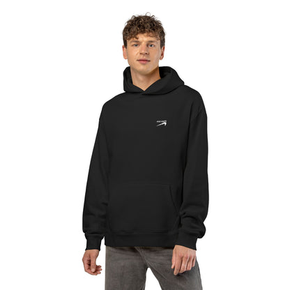 Just Can't Relaxed Hoodie-Black (Embroidery)